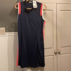 Calloway ladies golf dress XL- Peacoat Navy, Coral,White